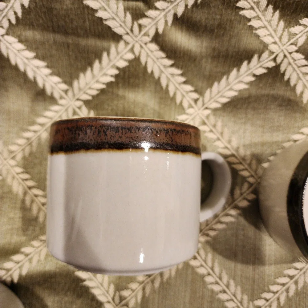 Cups Arabia Finland Karelia Cup  (Set Of 5)‎ Hand Painted